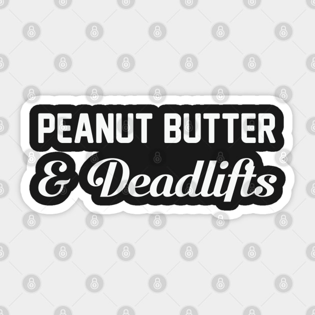 Peanut Butter & Deadlifts Sticker by Venus Complete